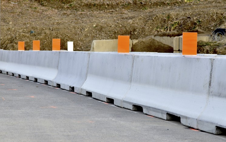 concrete barriers used for security